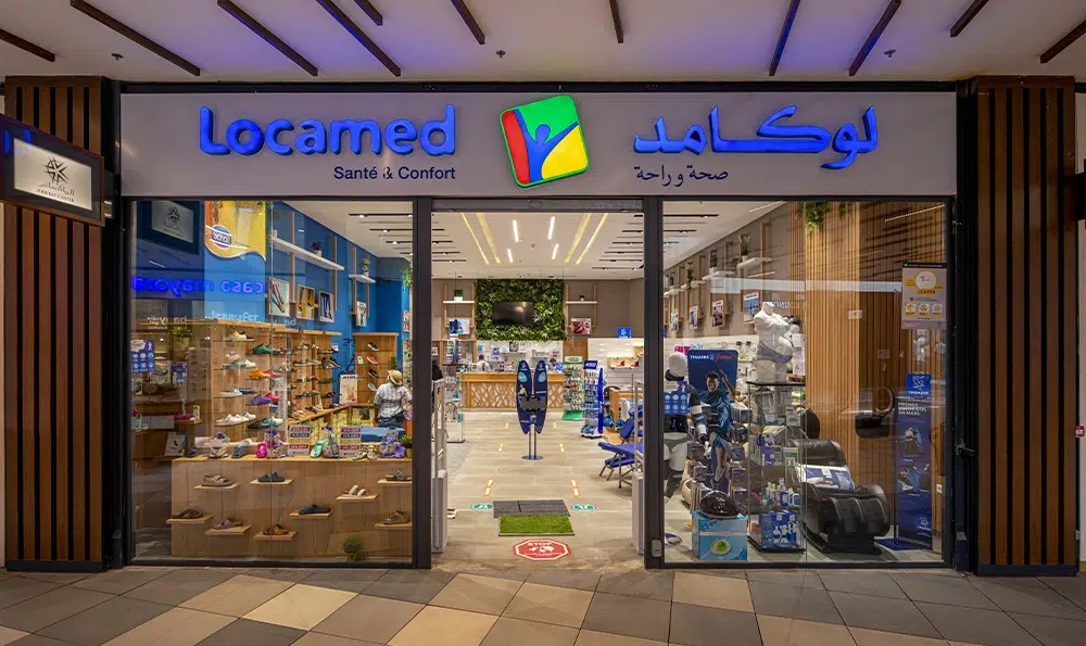 Magasin Locamed Rabat, N°1 des Solutions d'Accessibilité, Center spécialisé en matériel médical, solutions d'accessibilité maroc Showroom Locamed Access – solutions d'accessibilité PMR et monte-escaliers au Maroc